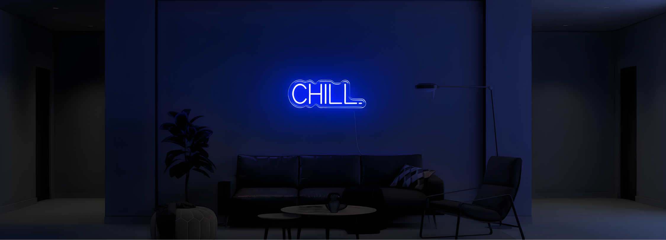 Néon LED citation “La beauté n’a pas d’âge” en décoration murale moderne